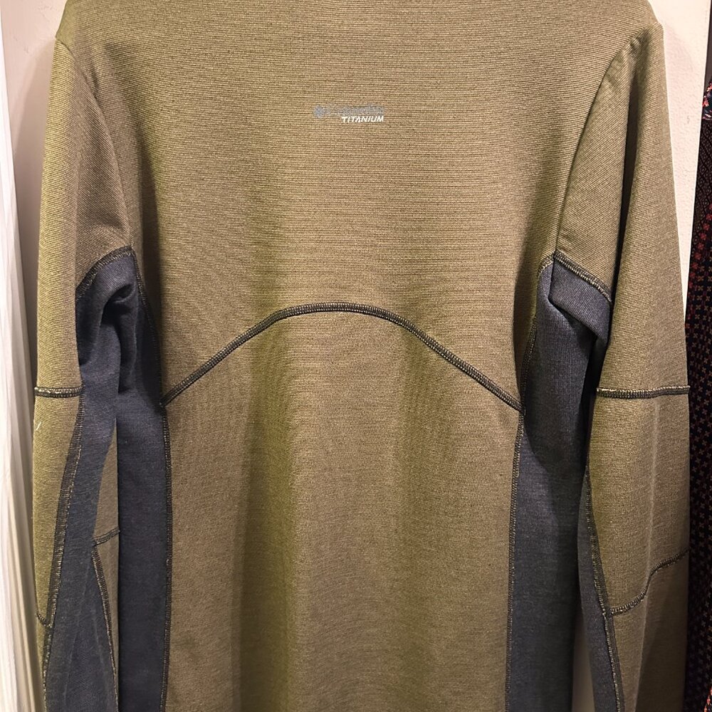 Columbia Titanium Long Sleeve Shirt - Size Large - Wool Blend - Picture 6 of 8